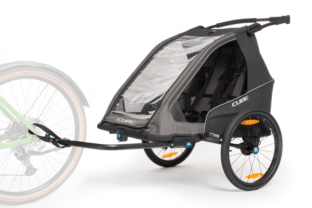 PRZYCZEPKA ROWEROWA CUBE DOUBLE PURE CZA