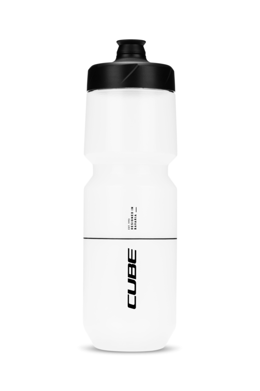 BIDON 0,75L CUBE FLOW TRANSPARENTNY