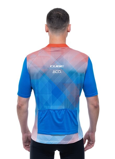 KOSZULKA CUBE K/R XXL CMPT BIA/NIE/CZE