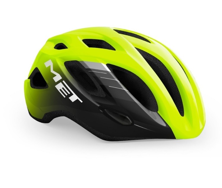 KASK MET IDOLO 52-59 M ŻÓŁ/CZA