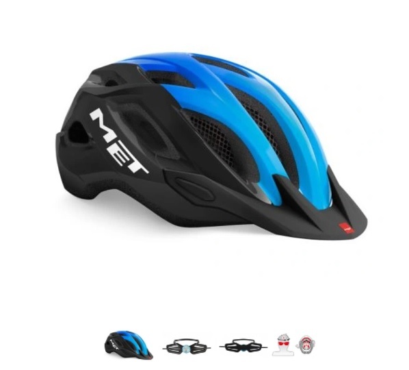 KASK MET CROSSOVER M 52-59 CZA/NIE