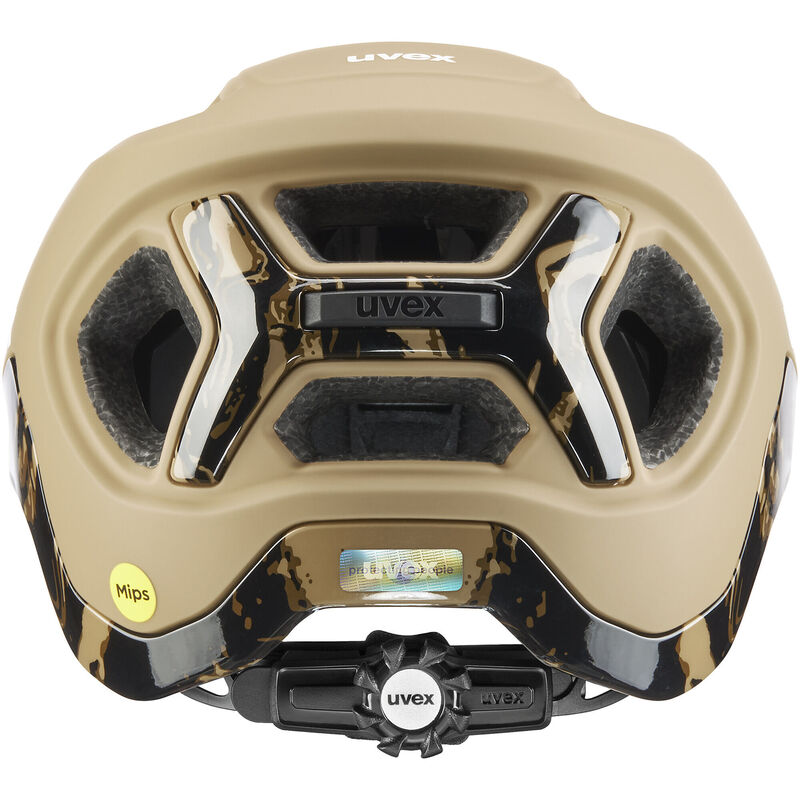 KASK UVEX REACT 56-59 BEŻ/CZA MIPS