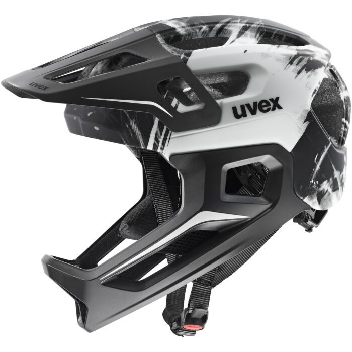KASK UVEX REACT JR FULL 52-56 CZ/BI
