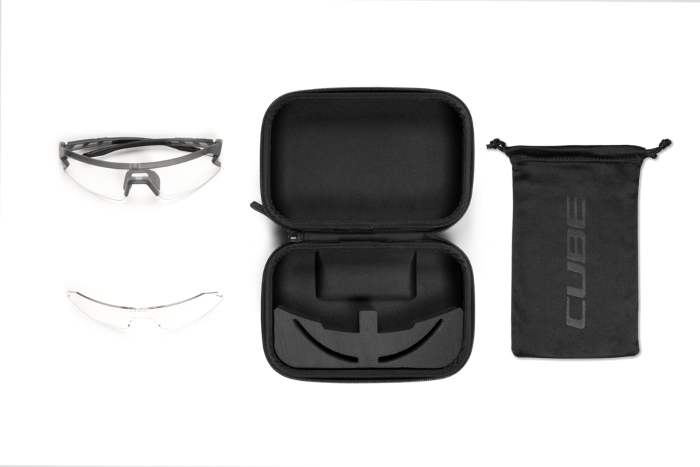 OKULARY CUBE VERTEX TRA/CZA