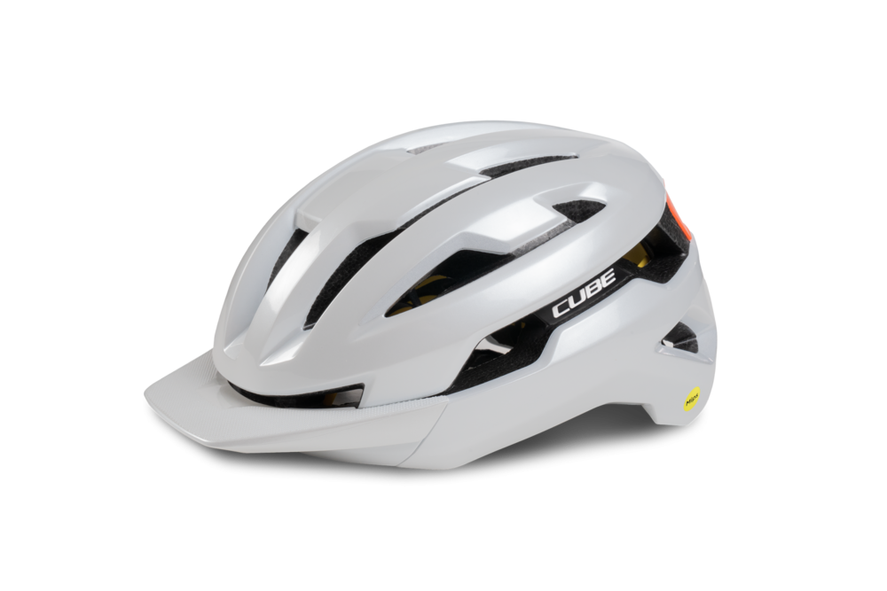 KASK CUBE HOVER 56-59 M BIA/RÓŻ MIP