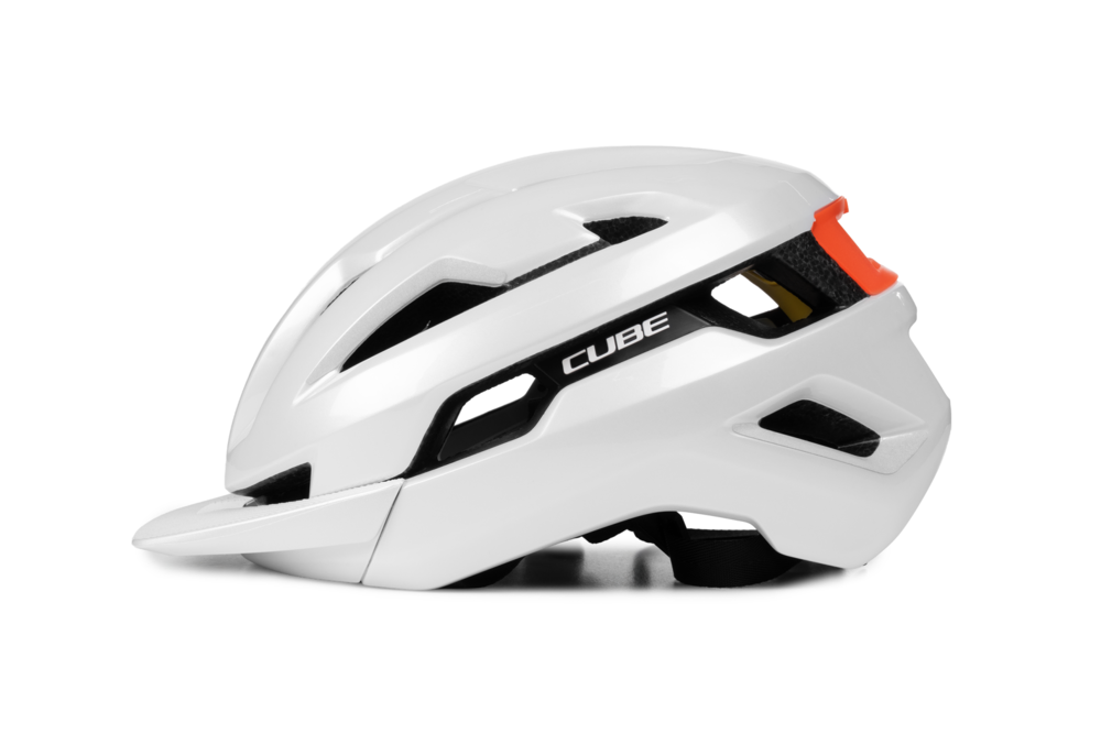 KASK CUBE HOVER 56-59 M BIA/RÓŻ MIP