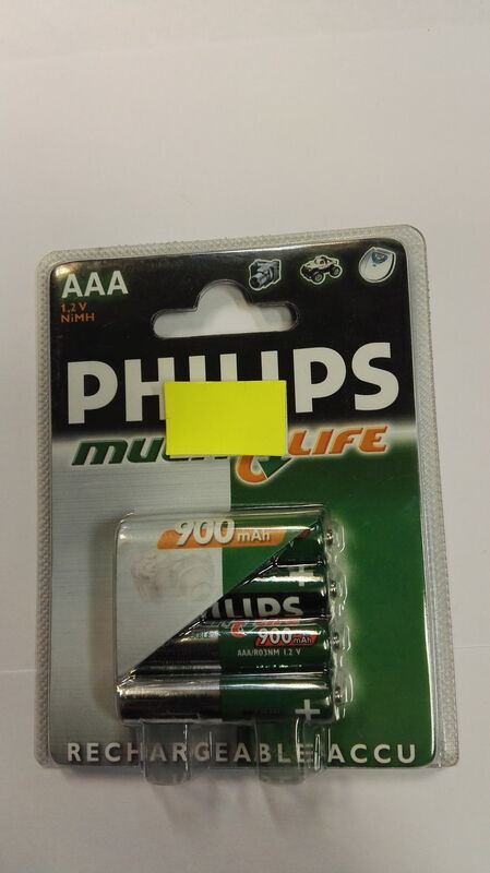 BATERIA AAA PHILIPS.900 MAN NI-MH