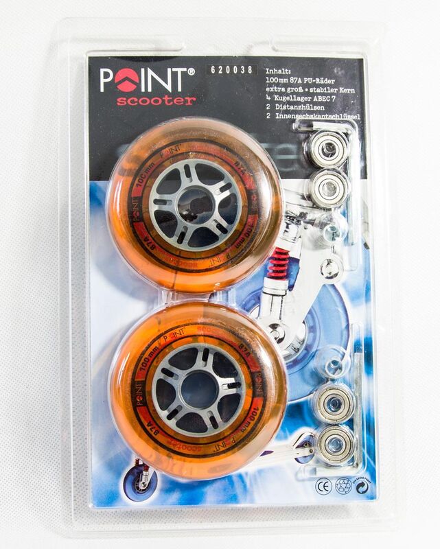 KOŁO DO HULAJNOGI 100MM KPL POM