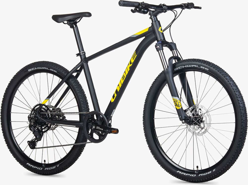 ROWER UNIBIKE SHADOW 27,5 16 CZA/ŻÓŁ