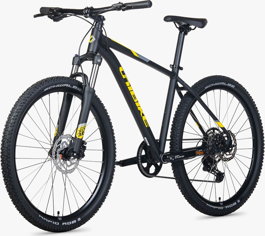 ROWER UNIBIKE SHADOW 27,5 16 CZA/ŻÓŁ