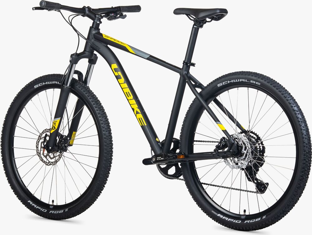 ROWER UNIBIKE SHADOW 27,5 16 CZA/ŻÓŁ